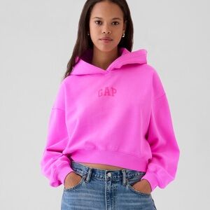 Women’s Vintage Soft Arch Logo Cropped Hoodie